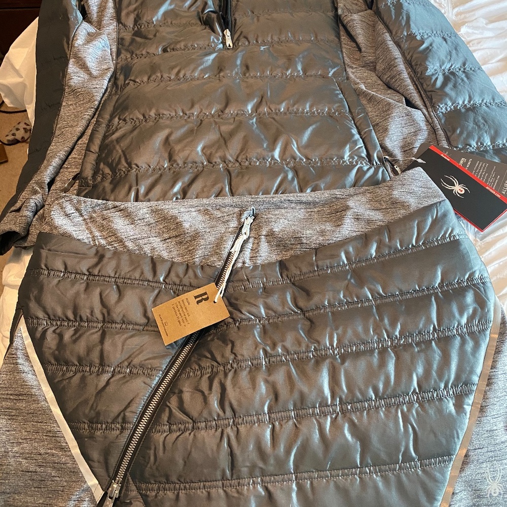 Spyder Solitude Down Pullover and Quilted Skirt